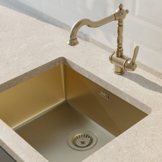 Мойка кухонная IDDIS Edifice EDI54B0i77 золото матовое